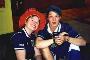 Anne and Alison in Bordeaux Station - A bit of a blue hair thing going on